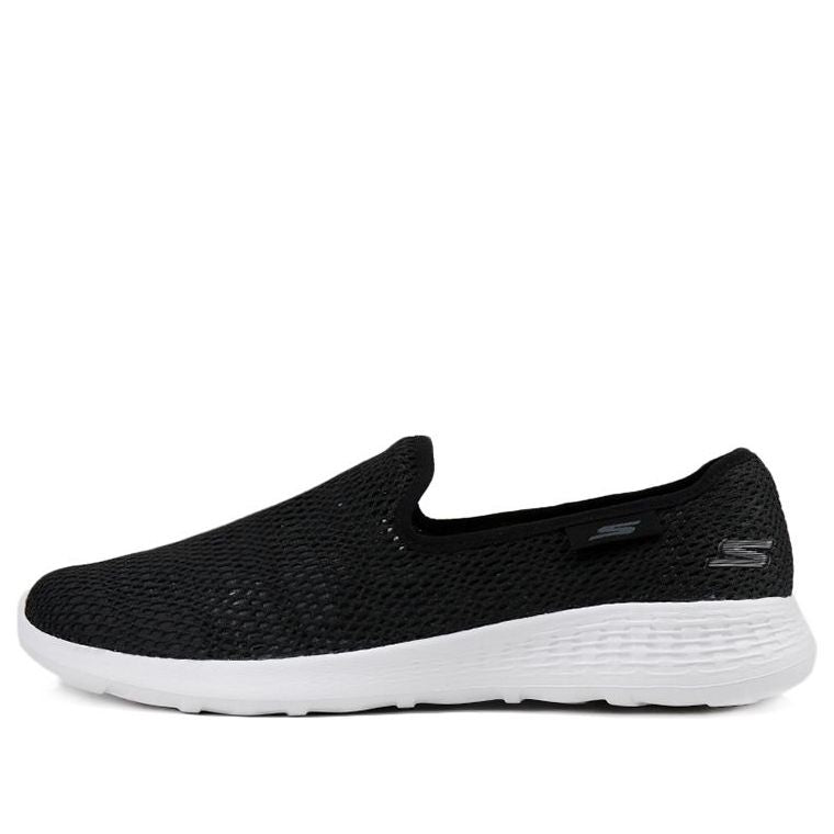 Skechers Casual Low-Lazy Shoes Black 661041-BKW-KICKS CREW