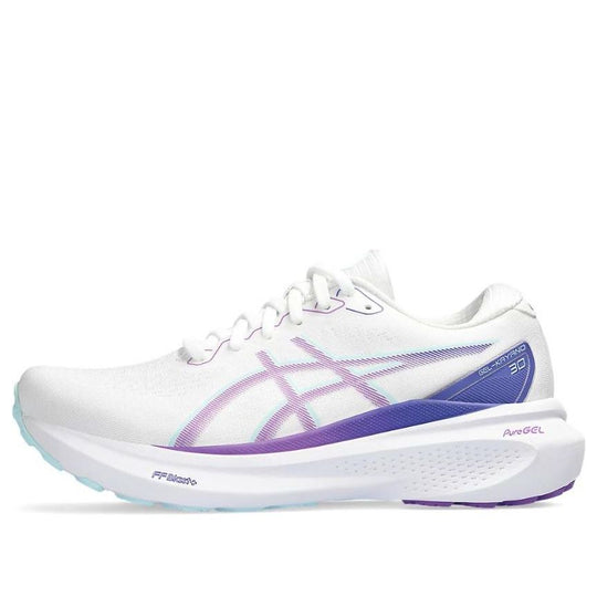 Asics Gel Kayano 30 Women's Size 8 'White/cyber Grape' Running Shoes  1012B357