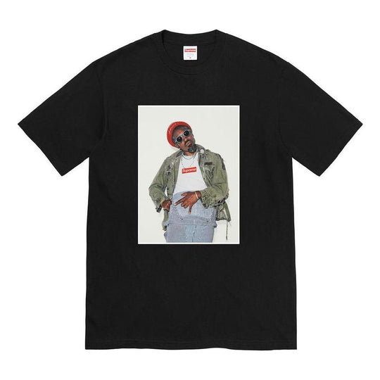 Supreme FW22 Week1 Andr 3000 Tee T SUP-FW22-328-BLK - KICKS CREW