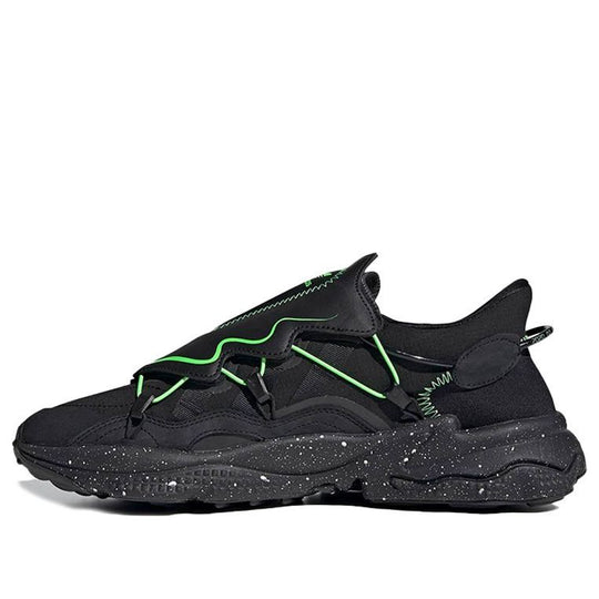 adidas Ozweego 'Black Solar Green' FZ1955 - KICKS CREW