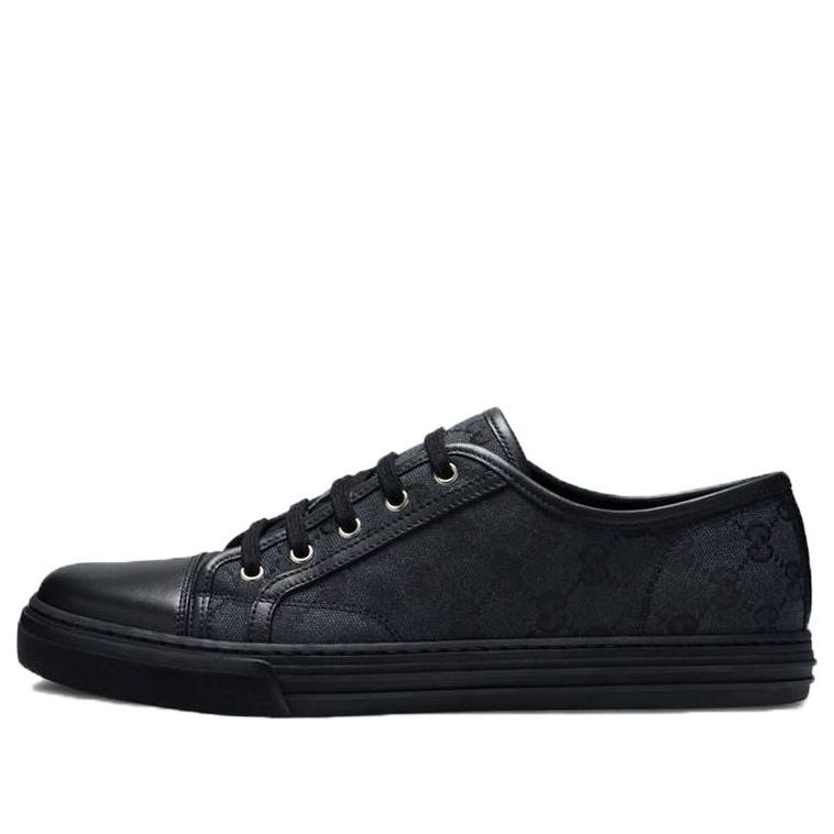 Gucci GG Canvas Low 'Black' 426189-KQWM0-1948-KICKS CREW