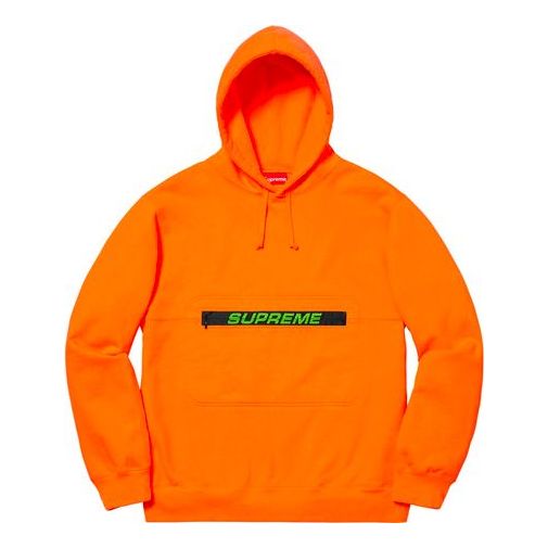 Supreme SS19 Zip Pouch Hooded Sweatshirt Logo SUP-SS19-486 - KICKS