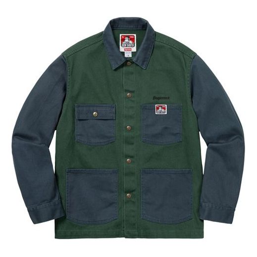 Supreme FW19 Week 3 x Ben Davis Chore Coat 'Blue Green' SUP-FW19-384