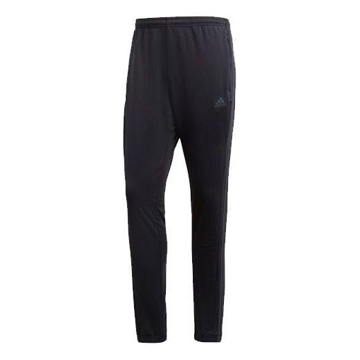 adidas Green Side Stripe Training Sports Pants Black AJ5563 - KICKS CREW