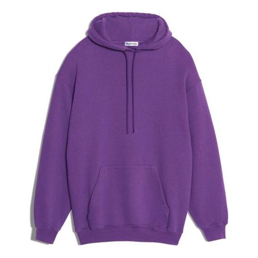 Balenciaga Logo Printing Hoodie Purple 556113TDV045530 KICKS CREW