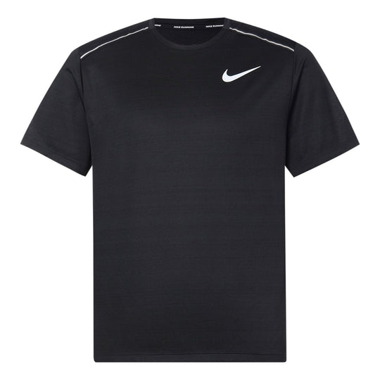 Nike Athleisure Casual Sports Round Neck Short Sleeve Black AJ7566-010 ...