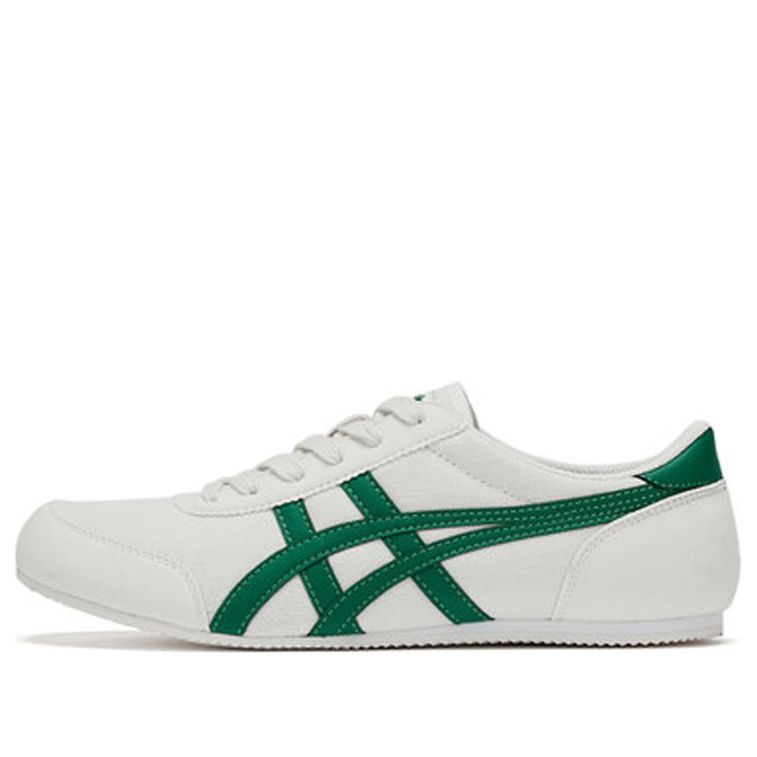 Onitsuka Tiger Unisex Track Trainer White/Green 1183B476-102 - KICKS CREW