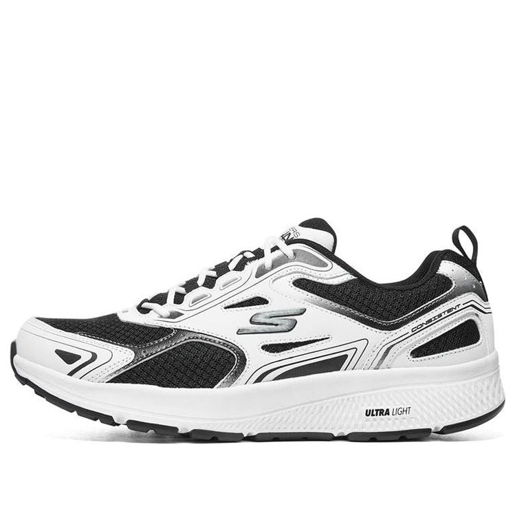 Skechers Go Run Consistent 'Black Silver' 894054-BKW - KICKS CREW