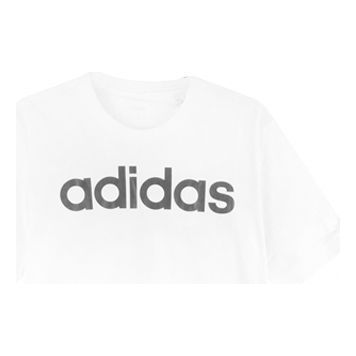 adidas Letter Logo Applique Sports Short-sleeve Tee Men White DQ3056