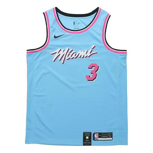 Nike NBA SW 19-20 Miami Heat Dwyane Wade 3 ViceWave City Edition Swing ...