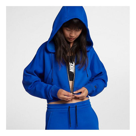 (WMNS) Nike NRG FZ Hoodie 'Blue' 923850-439