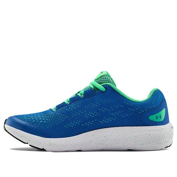 Under Armour GS Charged Pursuit 2 Black/Blue - Kids Shoes in