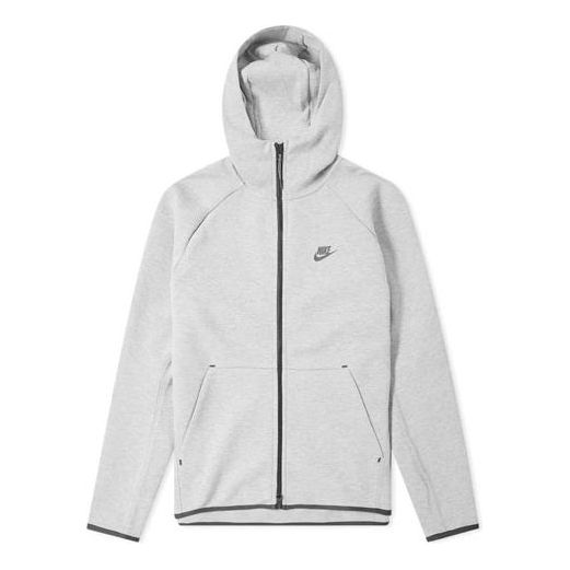 Nike Sportswear Tech Athleisure Casual Sports Hooded Jacket Gray 92848 ...