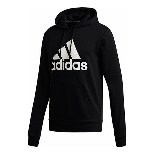 adidas MH BOS PO FT Casual Sports Hooded Sweater Men Black GC7343 ...