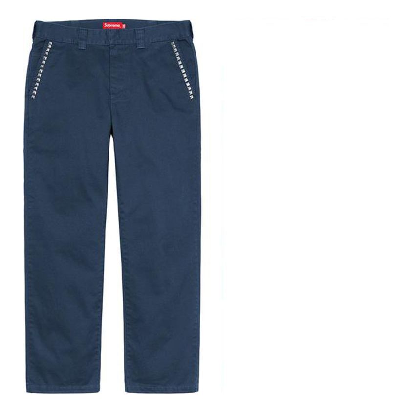 Supreme FW20 Week 1 Studded Work Pant 'Rose Red Black' SUP-FW20