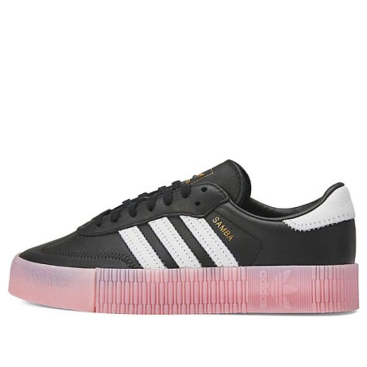 (WMNS) adidas originals Sambarose 'Black Pink White' FX6268 - KICKS CREW