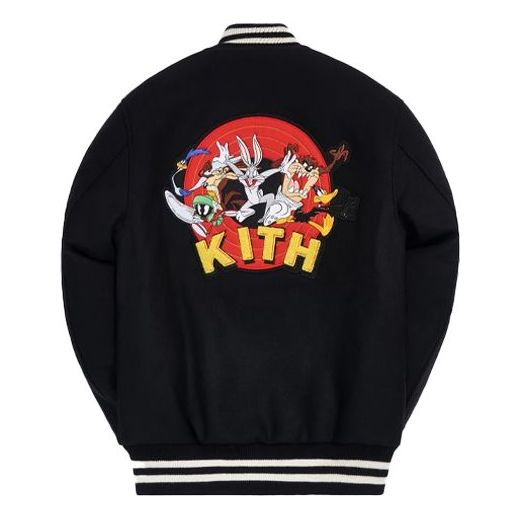 KITH x Looney Tunes Crossover Bugs Bunny Printing Jacket Unisex Black