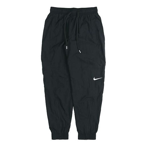 Nike Zipper Quick-Drying Sweatpants Men Black CN5305-010 - KICKS CREW