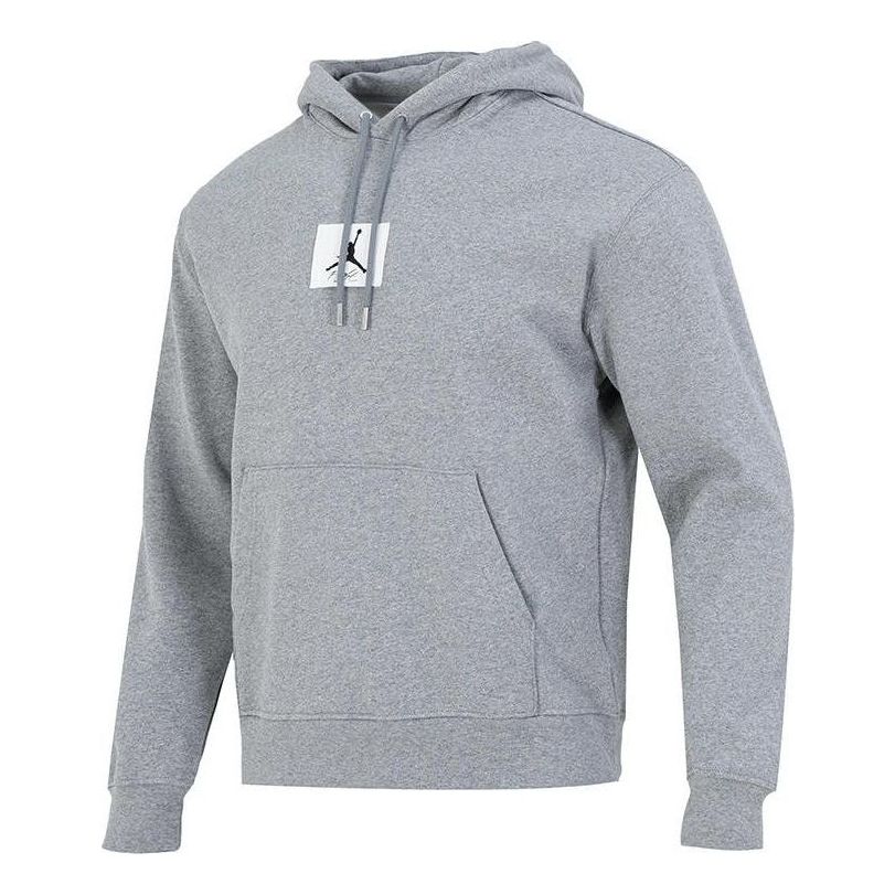 Air Jordan Drawstring Knit Hoodie Men's Grey DQ7339-091 - KICKS CREW