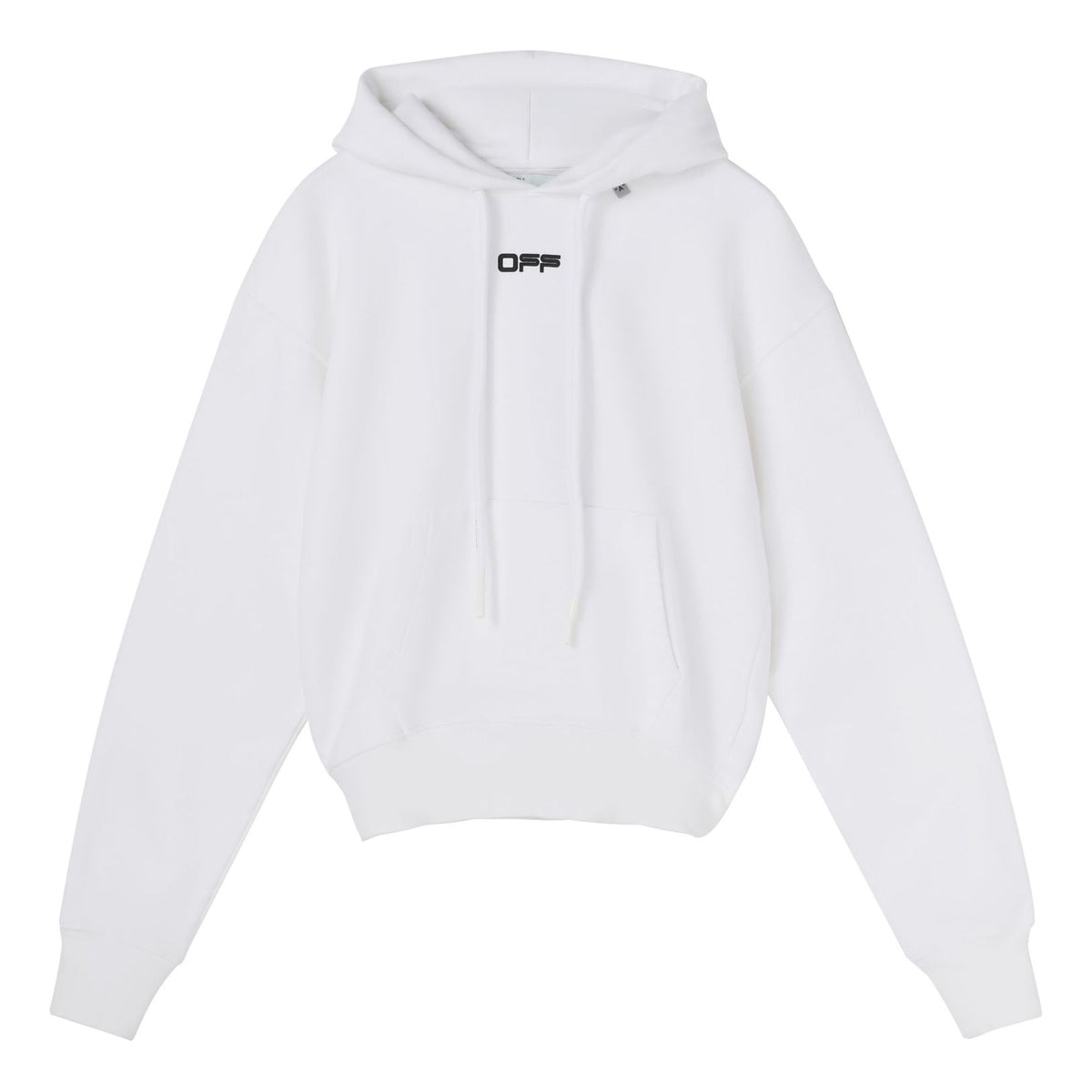 Men's Off-White White Wavy Logo Slogan Printing OMBB037R20E300040110 -  KICKS CREW