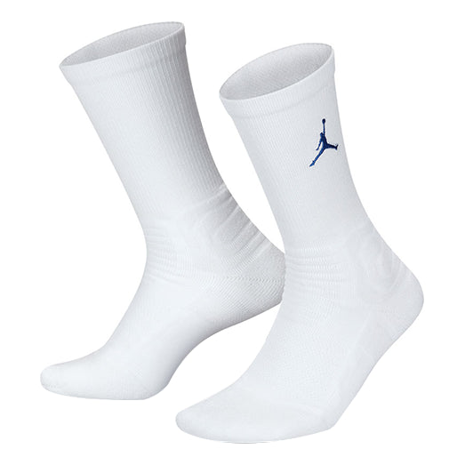 Air Jordan Contrasting Colors Logo Sports Socks One Pair White CT0527 ...