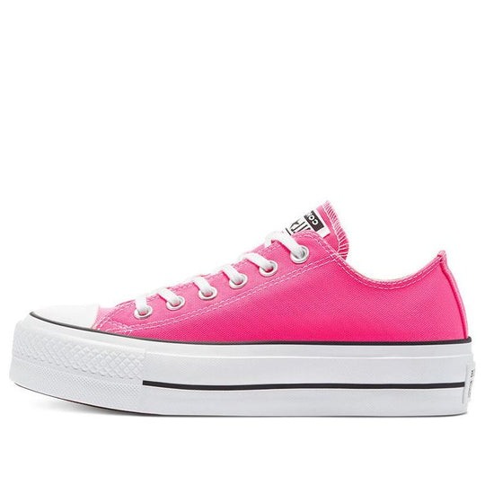 HOTPINK LV platform chuck taylor