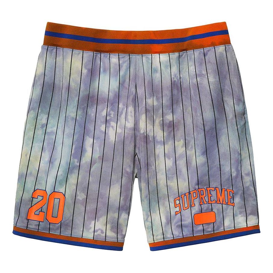 Supreme FW20 Week 2 Dyed Basketball Short 'Red Purple Black' SUP