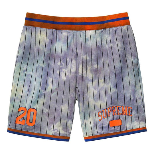 Supreme FW20 Week 2 Dyed Basketball Short 'Red Purple Black' SUP-FW20-079