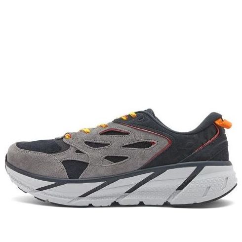 HOKA ONE ONE Clifton L Suede 'Black Lunar Rock' 1122571-BLRK