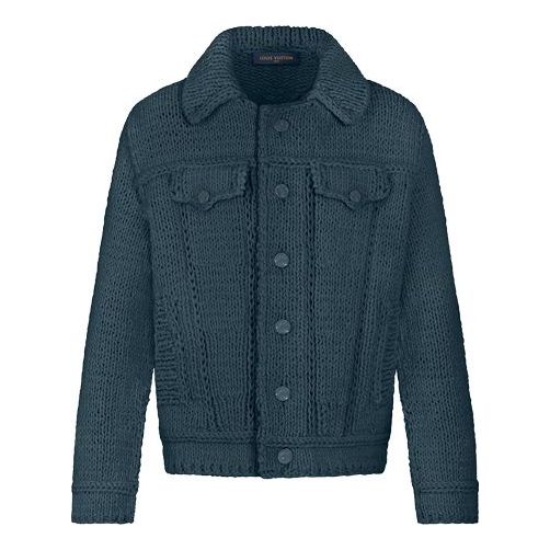 Louis Vuitton SS20 Knit Trucker Jacket