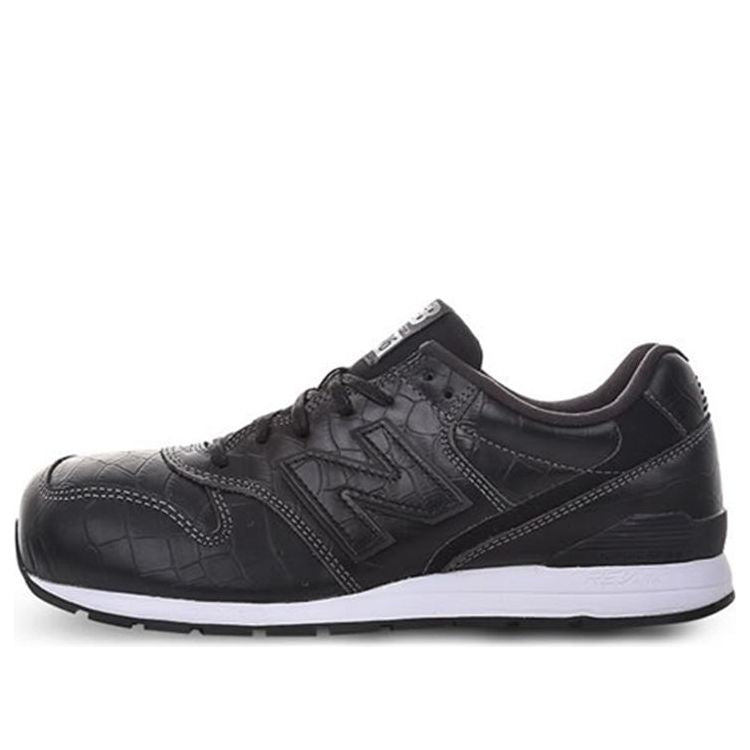 New balance store 996 black leather