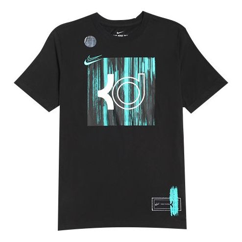 Nike Dri-FIT KD Logo Kevin Durant Printed TEE Men Black CD1279-010