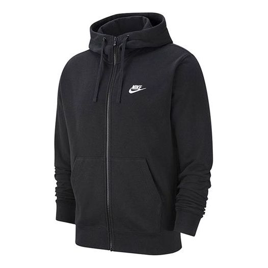 Nike logo Casual Sports Stay Warm Hooded Jacket Black BV2648-010-KICKS CREW