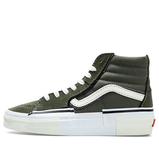 Vans SK8-Hi Reconstruct OLIVE GREEN VN0005UKOLO - KICKS CREW