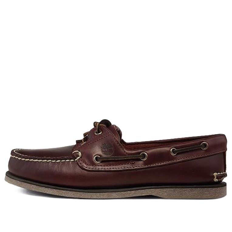 Timberland Leather Handmade Boat Shoes Brown 25077 - KICKS CREW