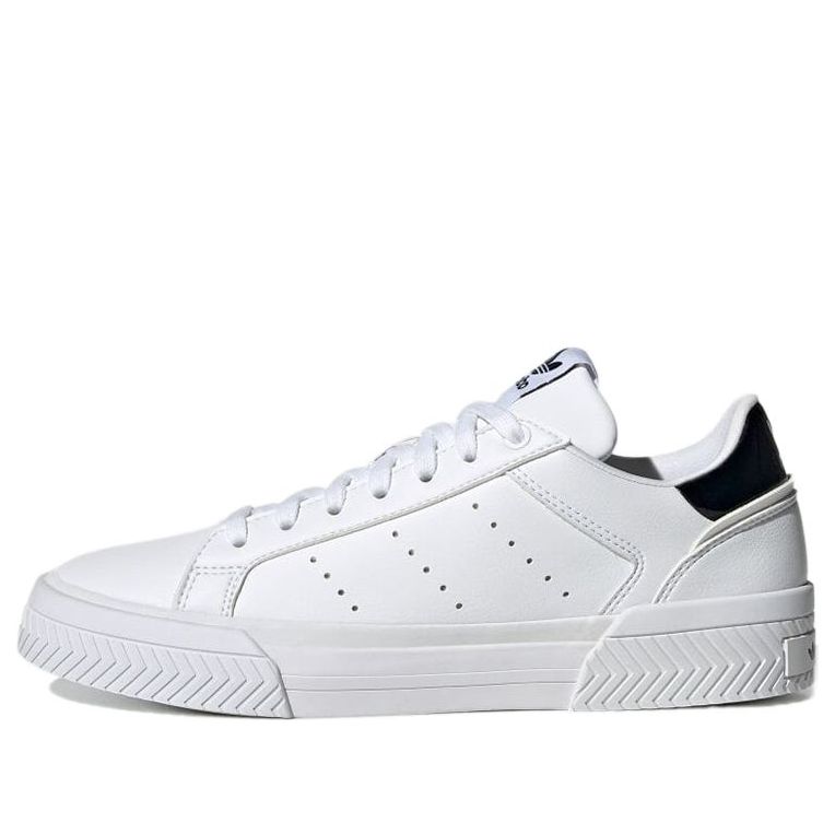 (WMNS) adidas Court Tourino 'White Black' H05279 - KICKS CREW