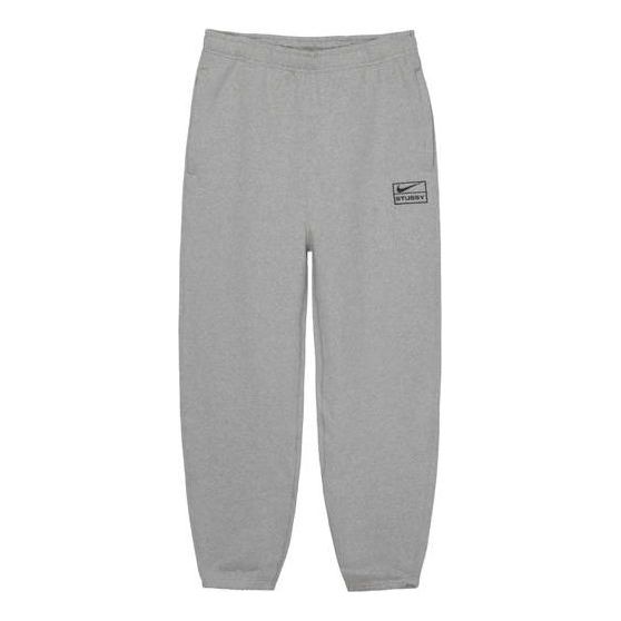 Nike Fleece Pants x Stussy 'Dark Gray Heather' DO9341-063 - KICKS CREW