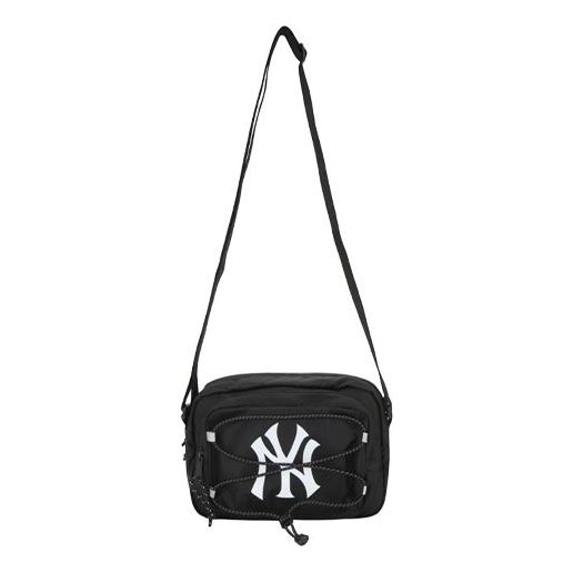 MLB String New York Yankees Logo Messenger Bag Black 32BGD4011-50L ...