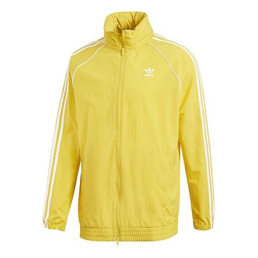 adidas originals Casual Sports Jacket Yellow CW1312 - KICKS CREW