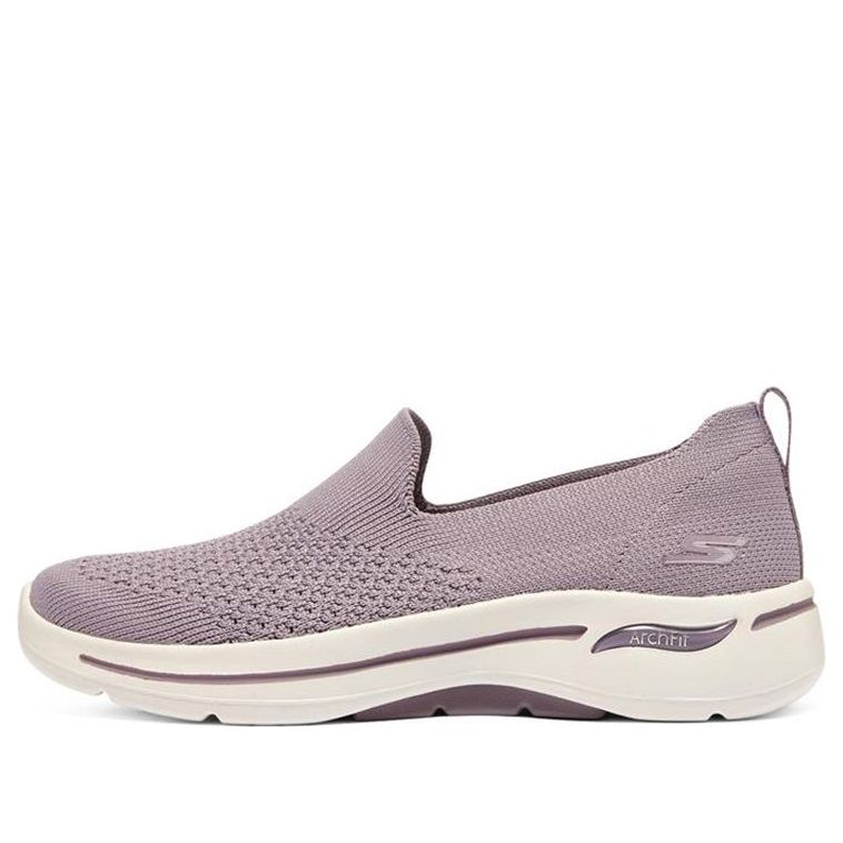 (WMNS) Skechers Go Walk Arch Fit Slip on 'Taupe Purple' 124418-MVE ...