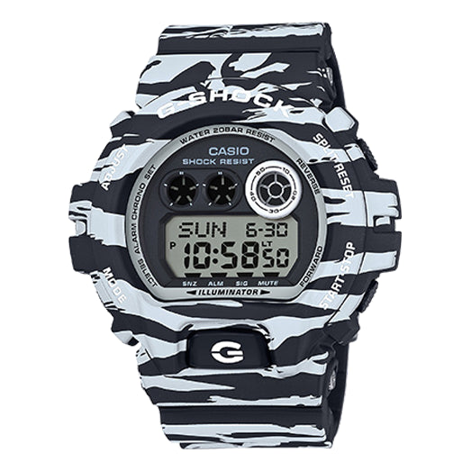 CASIO G-Shock Digital 'Black Zebra' GD-X6900BW-1-KICKS CREW