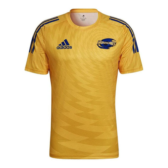 adidas Hurricanes Rugby Performance 2022 T-shirt 'Yellow Blue' H58527