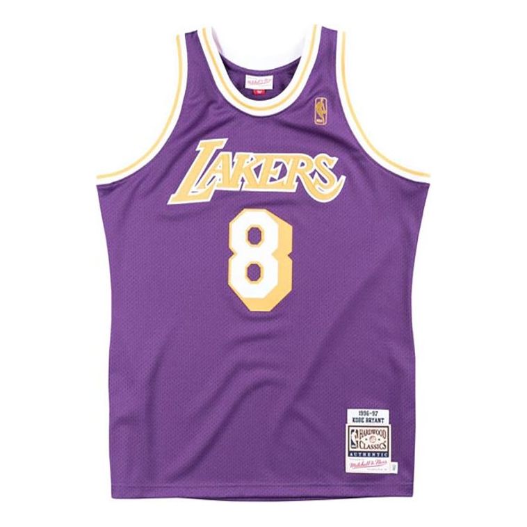 Los Angeles Lakers Kobe Bryant 1996 Home Authentic Jersey By Mitchell &  Ness - Light Gold - Mens