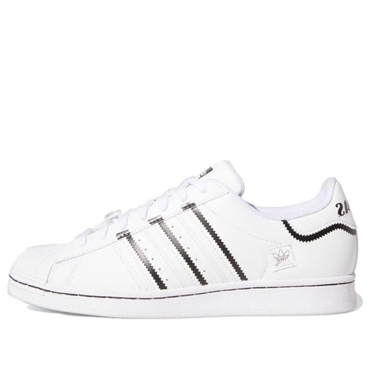 adidas Superstar 'Thin Stripes White Black' GV7186 - KICKS CREW