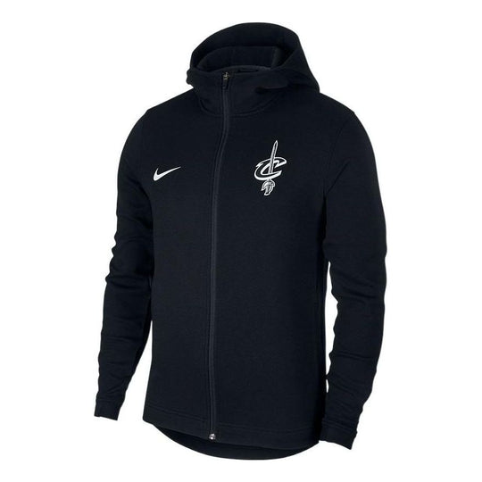 Nike Cleveland Cavaliers Basketball Sports Hooded Jacket Black 940869 ...