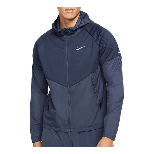 Men's Nike Nk TF Turf Rpl Miler Jacket Hooded Cardigan Zipper Windproo ...