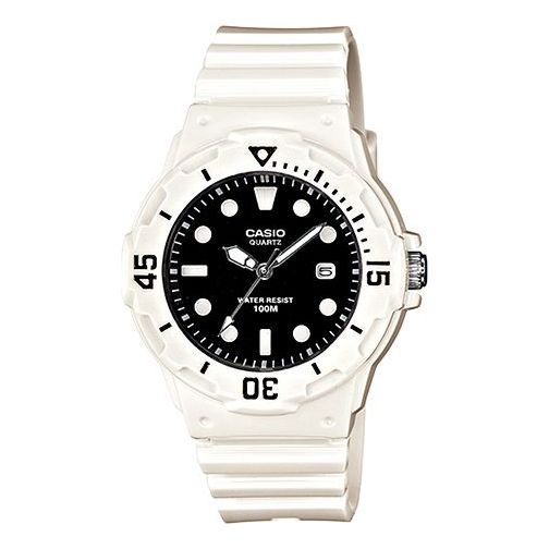 CASIO Waterproof Sports Quartz White Analog LRW-200H-1E