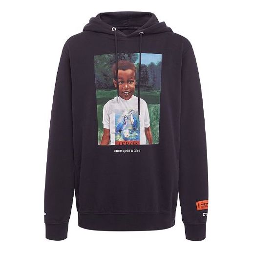 Men's HERON PRESTON Little Boy Printing Black HMBB007S208960191088