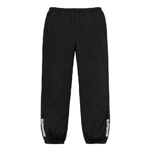 Supreme FW18 Warm Up Pant Black Zipper Small Pants Unisex SUP-FW18-764