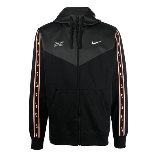 Nike Sportswear Repeat Full-Zip Hoodie 'Black' DX2025-010 - KICKS CREW